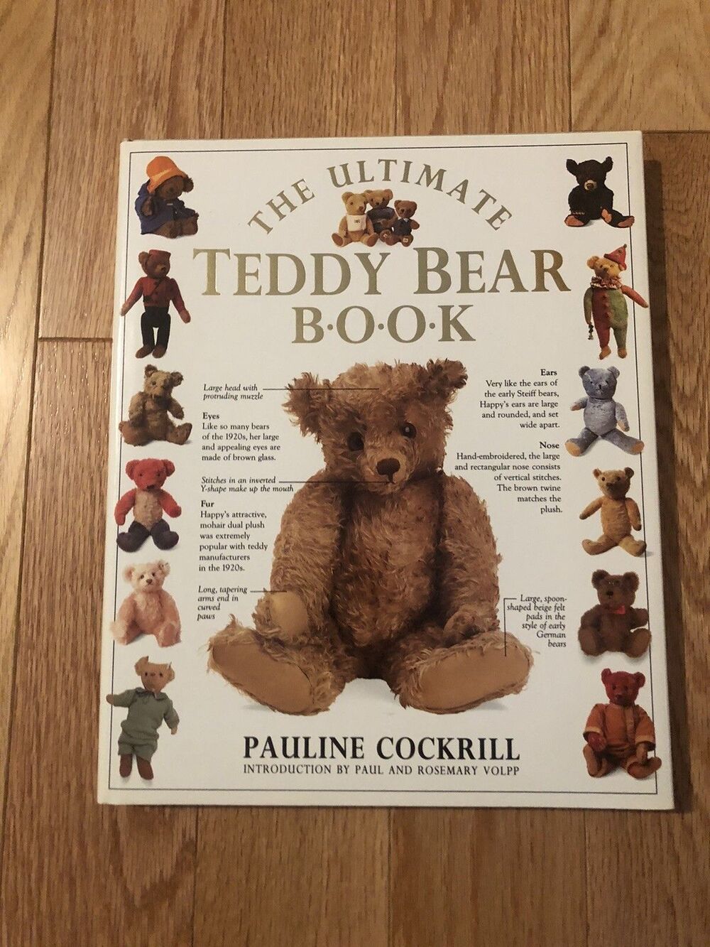 The Ultimate‎ Teddy Bear Book Vintage by Pauline Cockrill 1991 Hardcover